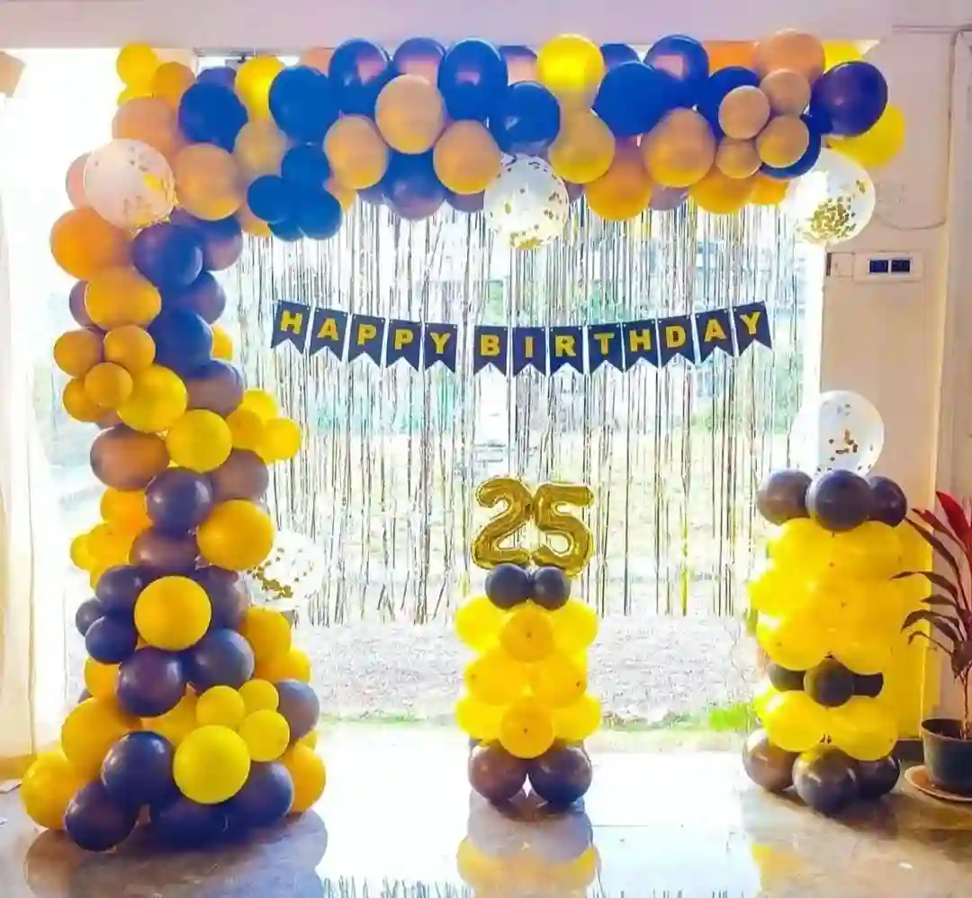 Balloon Decoration On Wall